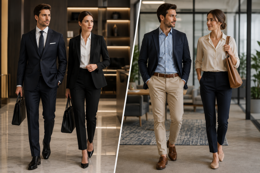 business formal vs business casual what's the difference